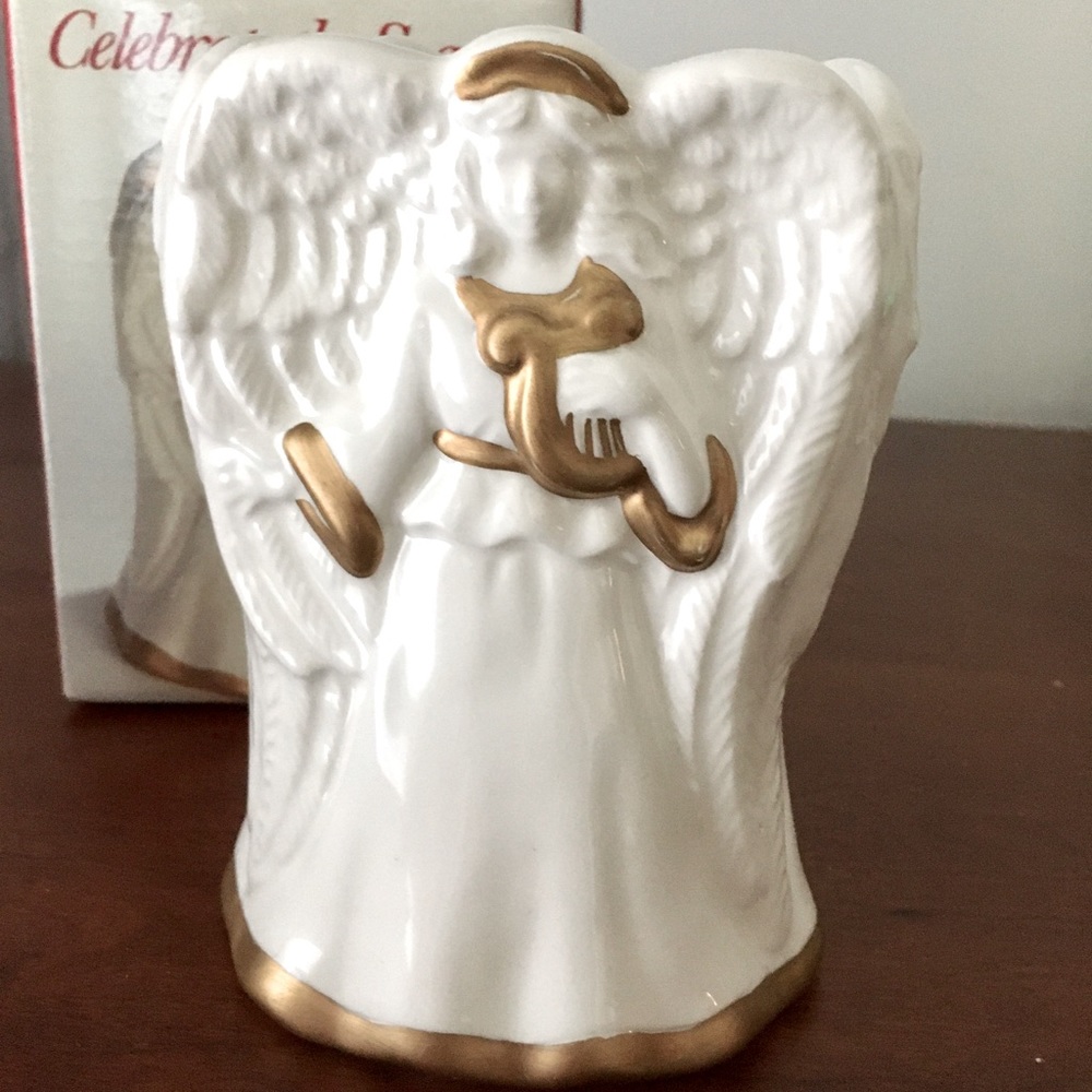 Celebrate the Season 3-sided Angel Filled Candle
